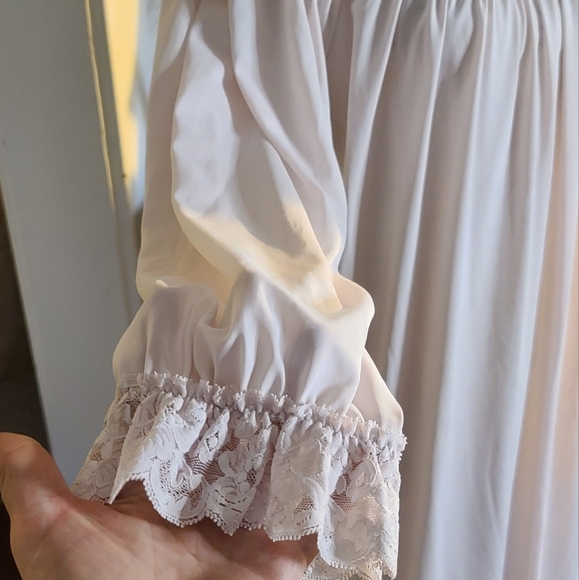 Vintage shadow line nightgown light pink - Picture 7 of 9